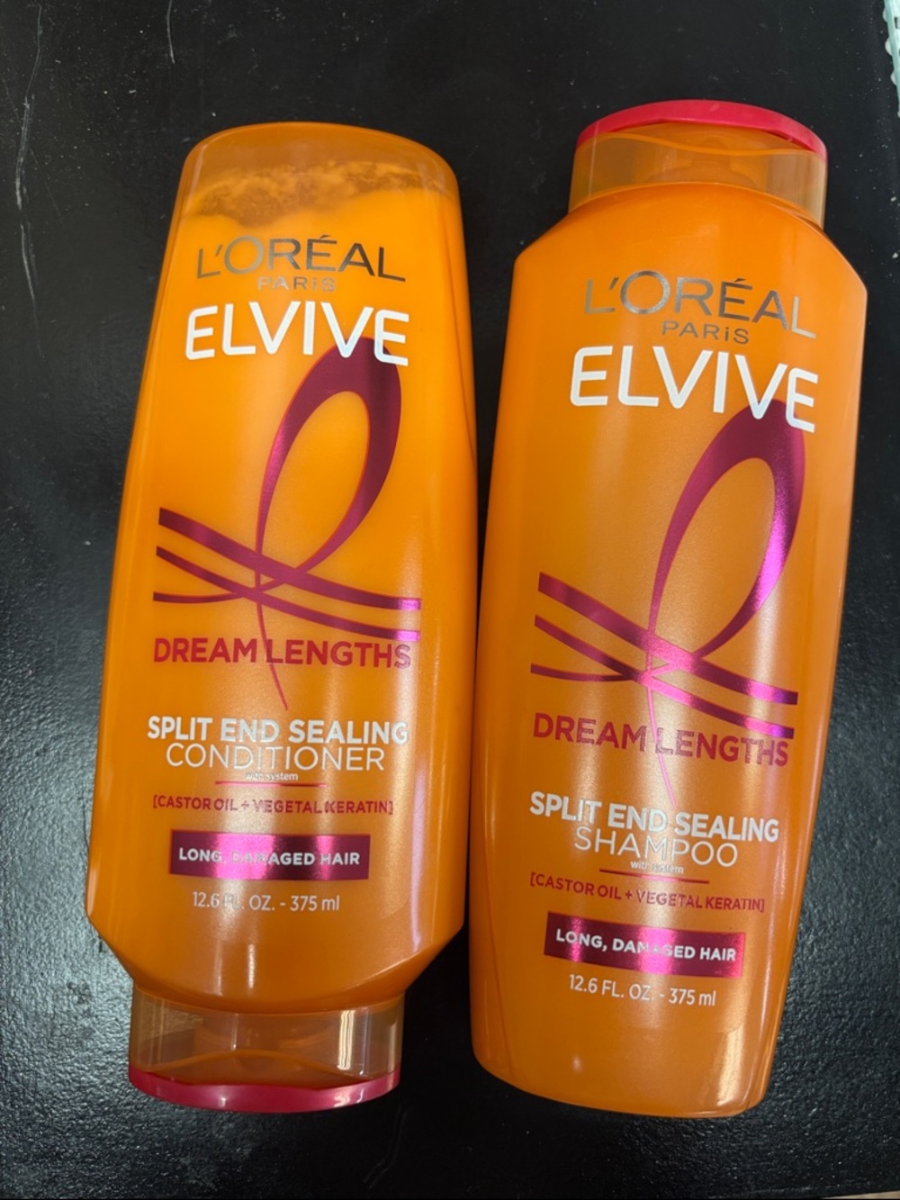 Elvive Dream Lengths Split End Sealing Shampoo & Conditioner - Orange